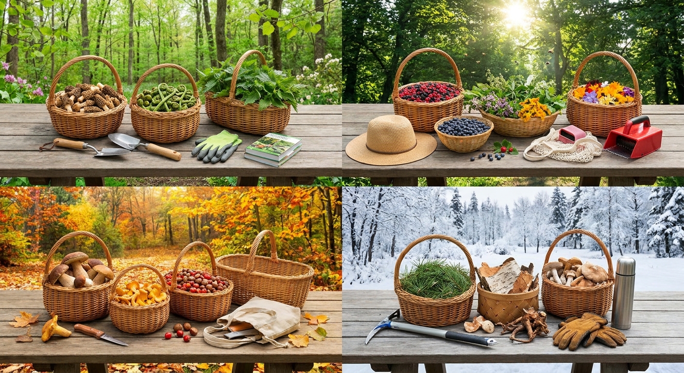 Four Seasonal Foraging Setups: How to Tune Your Gear to Habitat, Species, and Weather