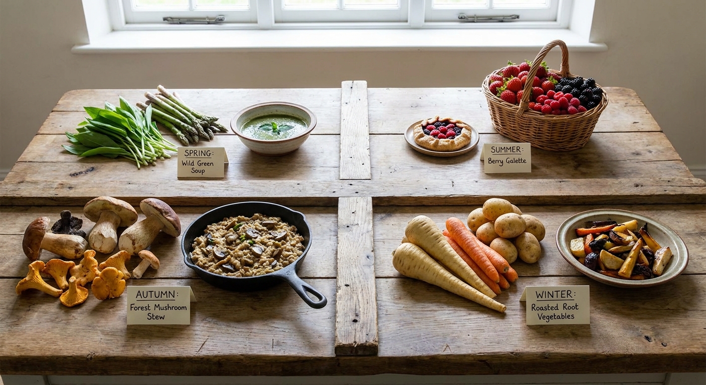 Season by Season: A Wild Recipe Roadmap for Spring, Summer, Fall, and Winter